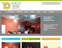 Tablet Screenshot of idsb.org.br